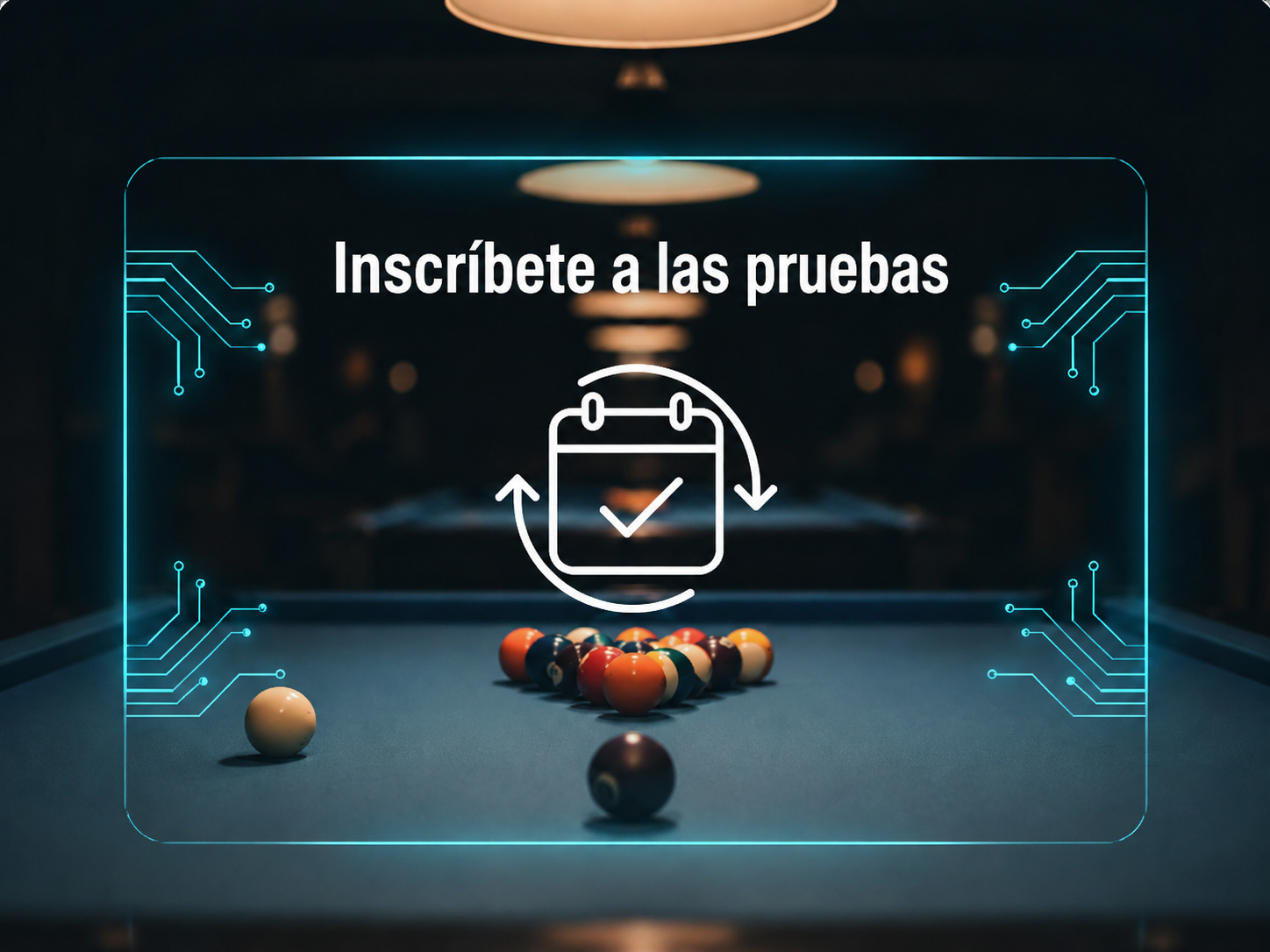 Inscríbete a las pruebas